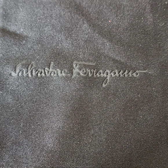 Salvatore Farragamo Black Sunglass Case With Lens Cloth. Euc. - Picture 7 of 7